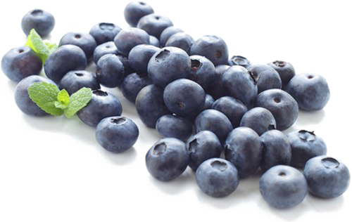 Blueberries Png Image - Blue Berry Png (500x316), Png Download