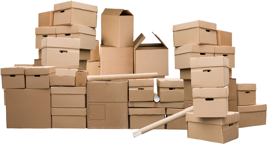 Cardboard Carton Png Pic - Corrugated Cardboard Box Png (925x499), Png Download