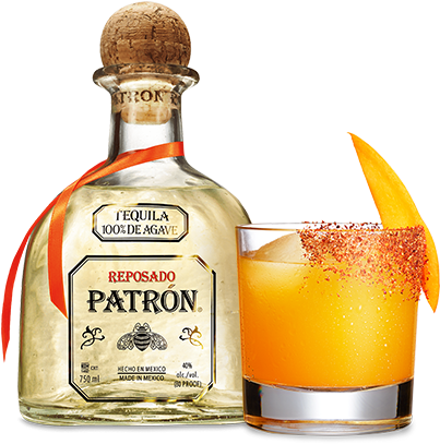 Margarita Of The Year - Tequila Patron Reposado 750 Ml (575x430), Png Download