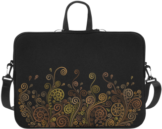 Psychedelic 3d Gold Macbook Air 11'' - Custom Ghost Durable Sleevefor Mac Book Air 11''water-resistant (500x500), Png Download
