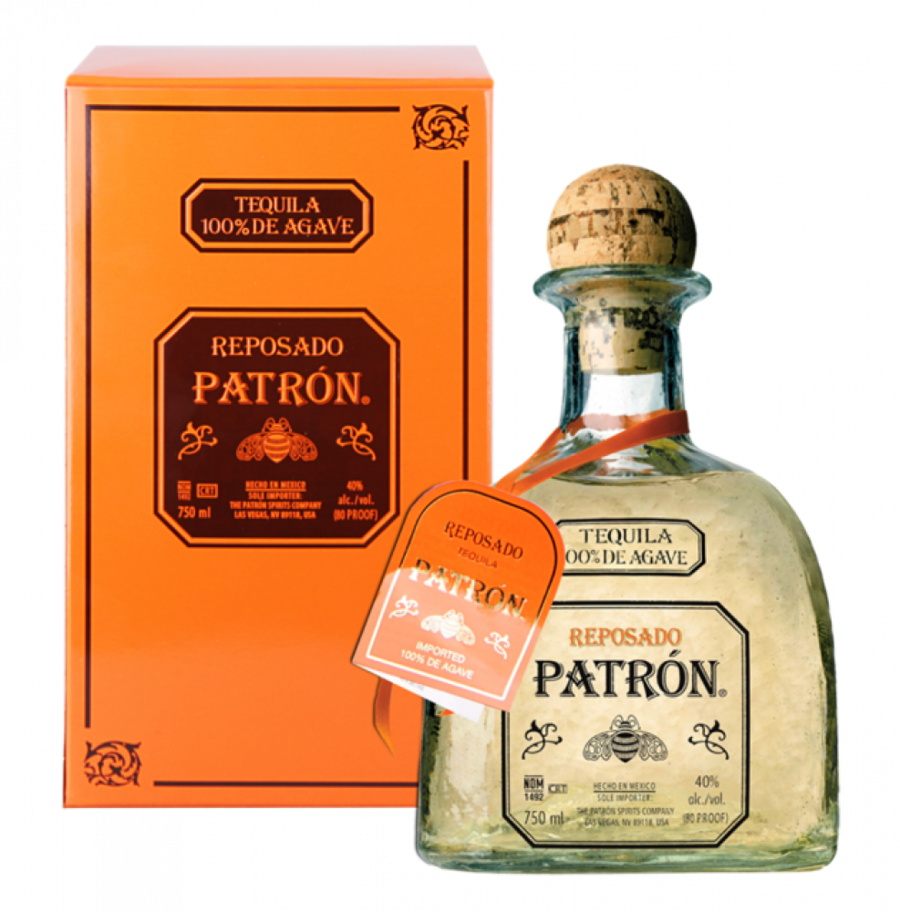 Patron Reposado Tequila (900x912), Png Download
