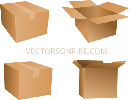 Graphic Free And Vector Graphics Me Icons - Icone Caixa De Papelão (455x351), Png Download