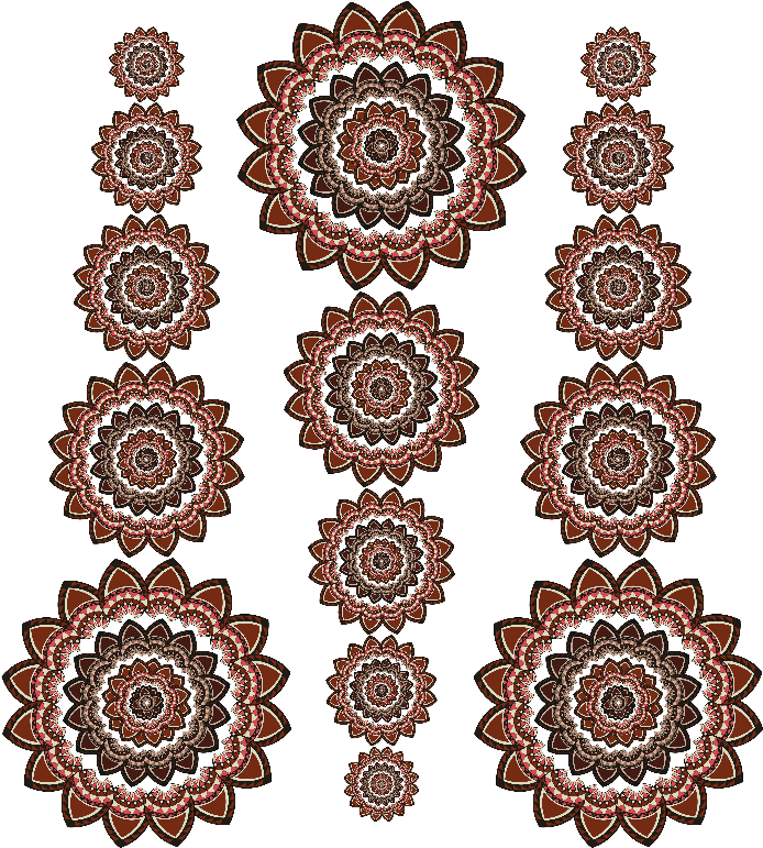 Mandalas Pattern - New Horizons Institute Of Technology (800x800), Png Download