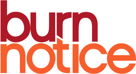 500px-burn Notice Logo - Burn Notice Logo (500x313), Png Download