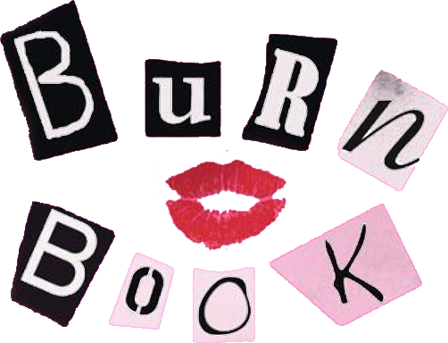 Burn-book - Mean Girls - Burn Book Scarf (502x384), Png Download