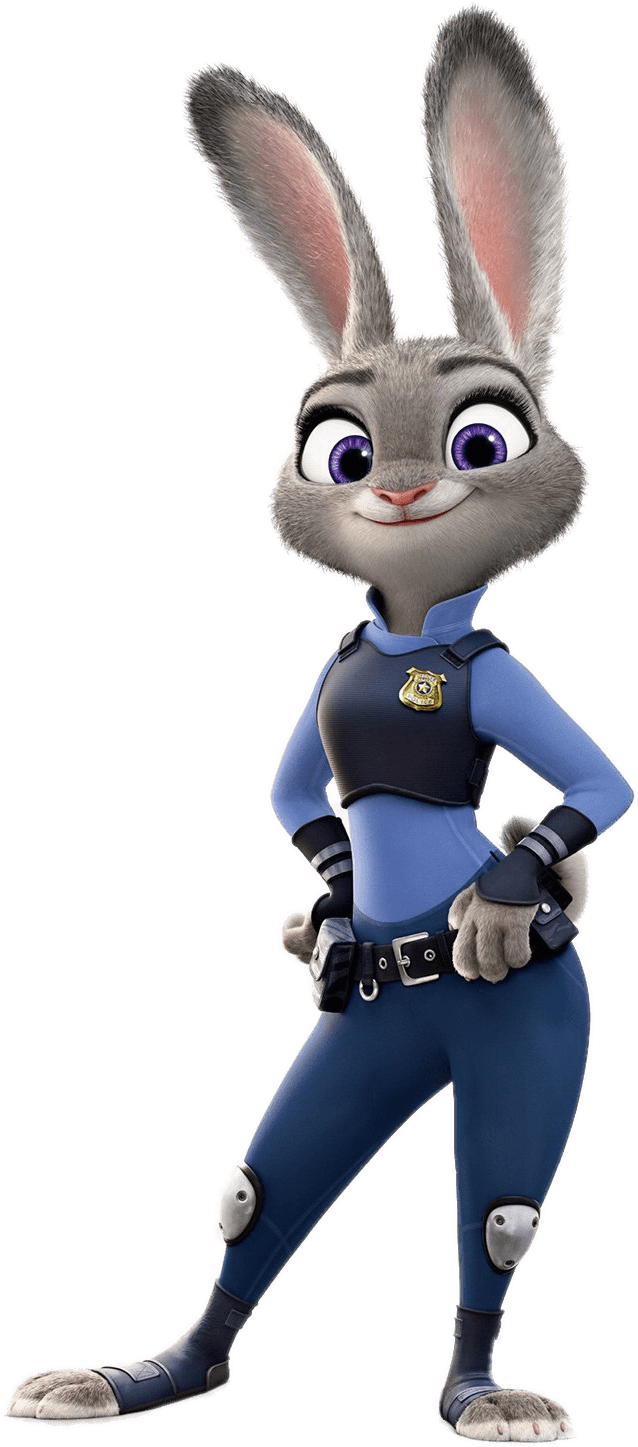 Share This Image - Diy Judy Hopps Costume (393x588), Png Download