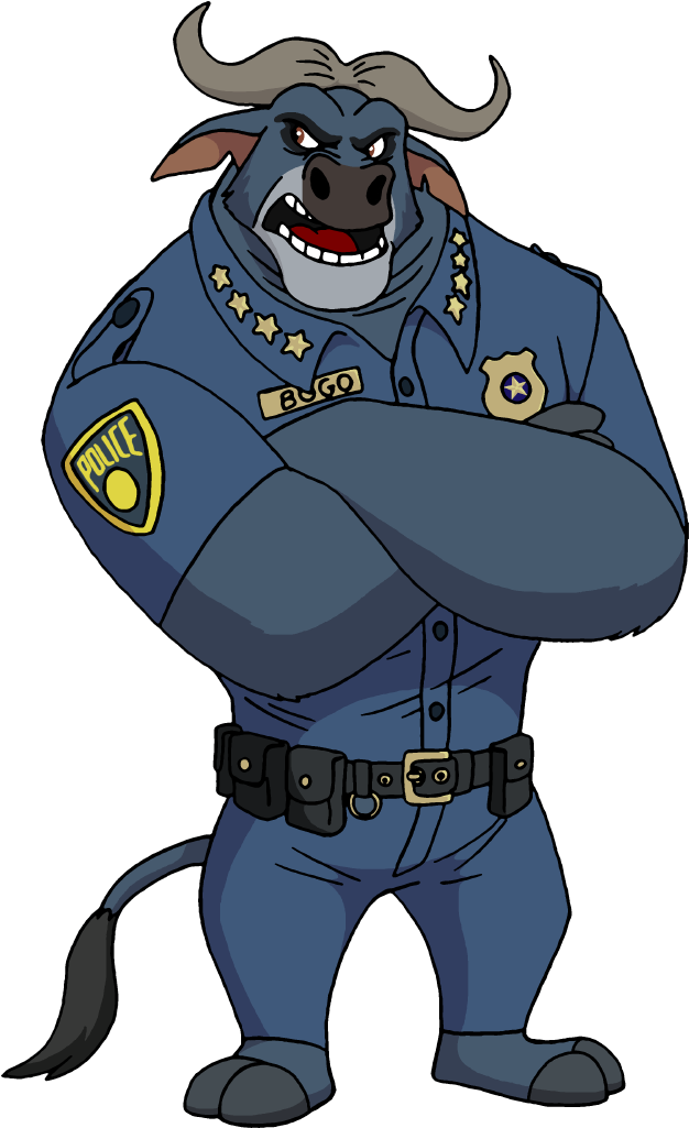 Chief Bogo By Lionkingrulez Deviantart Com On - Chief Bogo (650x1050), Png Download