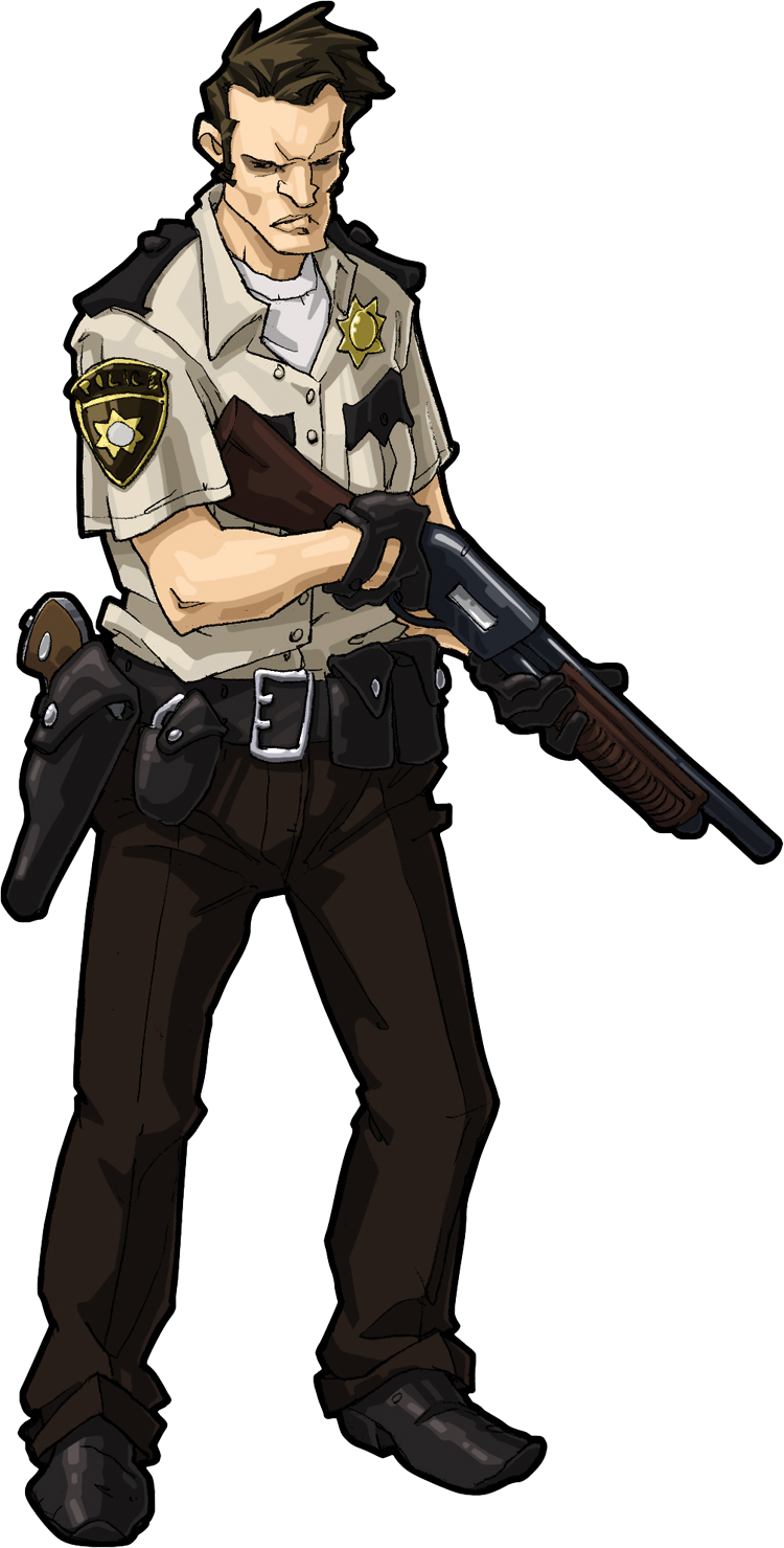 Zombicide Phil The Cop Dumb And - Phil Zombicide (750x1479), Png Download