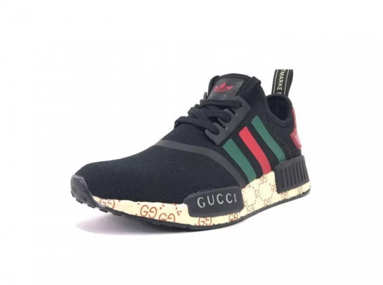 Adidas Nmd R1 Primeknit Gum Throwback Sneakers - Adidas Nmd R1 Og (1280x1280), Png Download