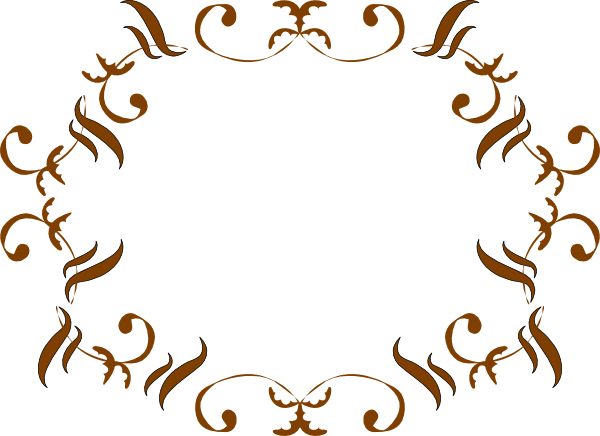 Vine Clipart Flourishes (600x436), Png Download