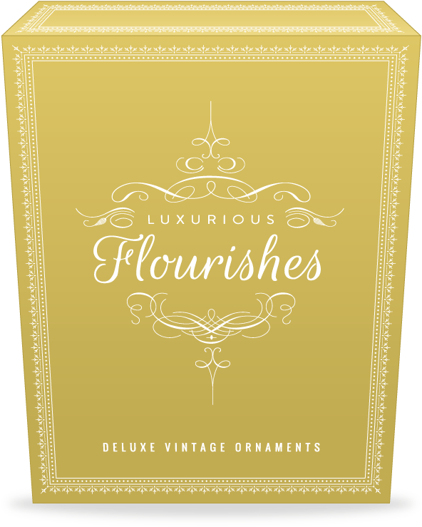 Luxurious Flourishes - Vector Graphics (600x742), Png Download