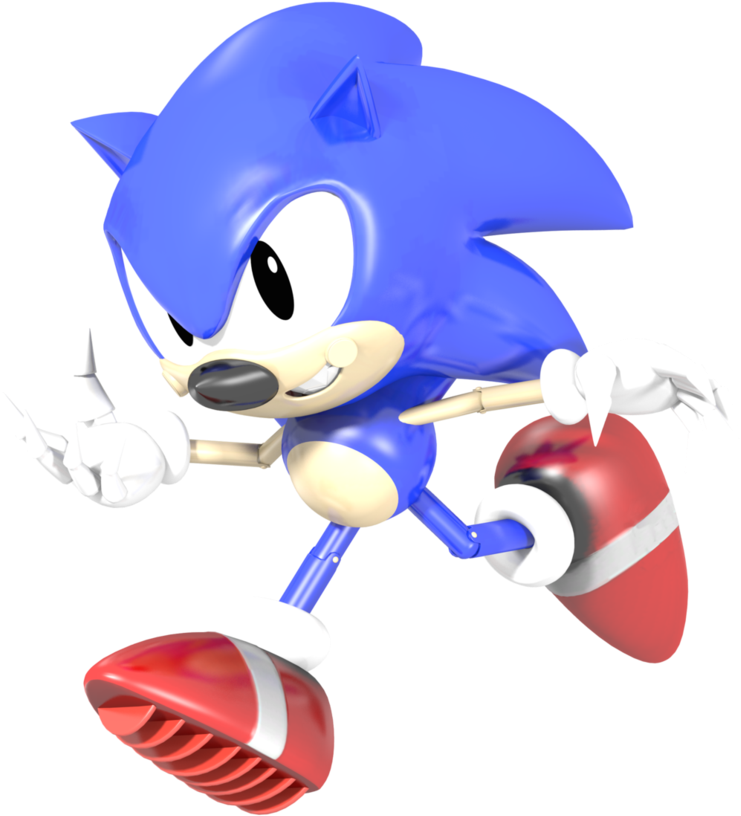 40 - Sonic The Hedgehog (761x1051), Png Download