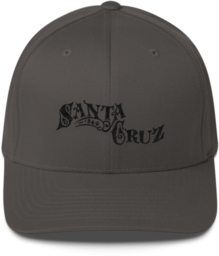 Santa Cruz Victorian History, Black Stitch Flexfit - Baseball Cap (550x550), Png Download