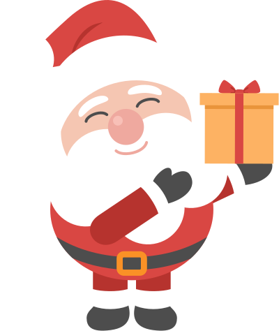 Santa Claus - Redes Sociais Natal (400x474), Png Download