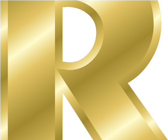 Gold Clipart Alphabet - Letter (640x480), Png Download