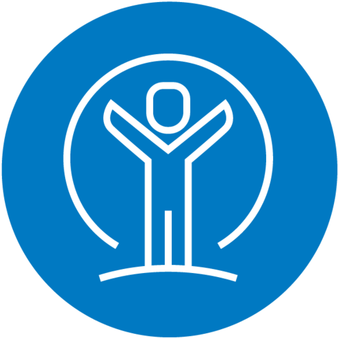 Flourish Is A Positive Approach To Health And Wellbeing - Transport Logistics Icon Plane Blue (1000x600), Png Download