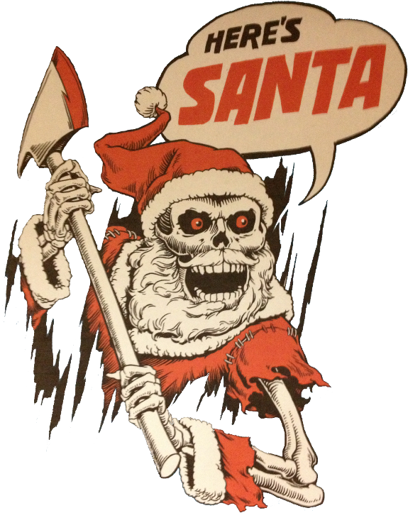 Posts - 24,071 - 60's Horror Comics Christmas (500x667), Png Download