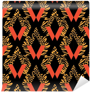 Seamless Repeating Textile, Ink Brush Strokes Pattern - Motif (400x400), Png Download