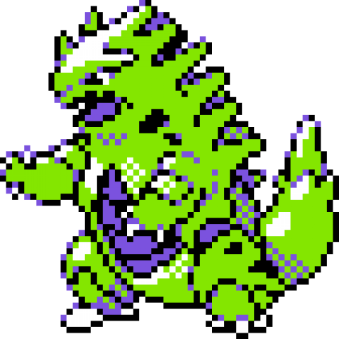 Tyranitar's Galleries - Pokemon Crystal Tyranitar Sprite (480x480), Png Download