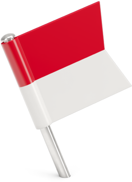 Indonesia Flag Pin Png (640x480), Png Download