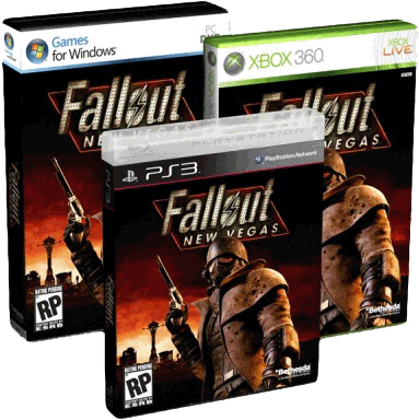 Fallout New Vegas - Fallout New Vegas Game Ps3 (400x402), Png Download