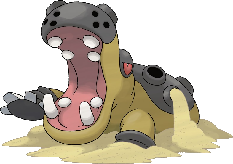 A Sandstorm Team Is A Team That Typically Uses Either - Pokemon Hippowdon (786x554), Png Download