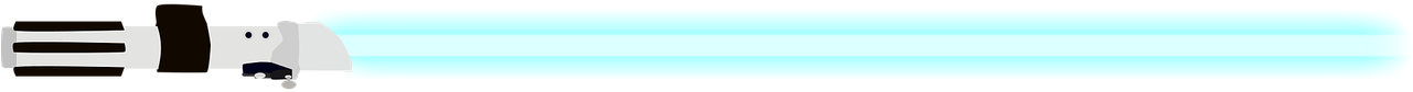 Lightsaber - Star Wars Sword Vector (1280x640), Png Download