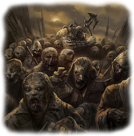 Ravaging Zombie Horde - Zombie Apocalypse - Dark Ascension - Magic: The Gathering (550x550), Png Download