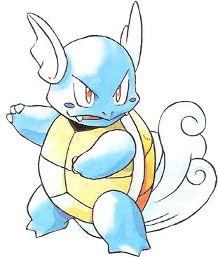 Pokemon Classic, Since They're Such A Hit, More Comparisons - Wartortle Original Art (376x376), Png Download