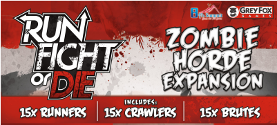 Zombie Horde Expansion - Run Fight Or Die Board Game: Zombie Horde Expansion (400x400), Png Download
