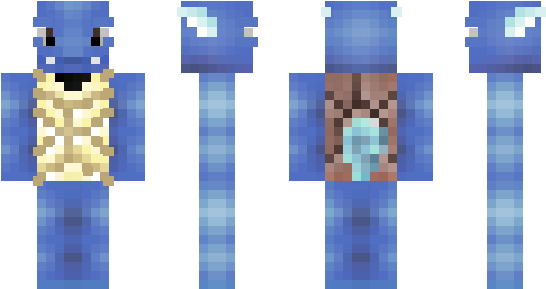 Minecraft Skin Wartortle - Skins De Teletubbies Minecraft (600x348), Png Download