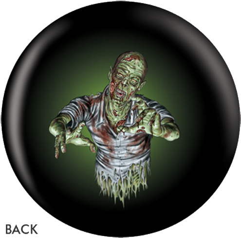Horde Zombie Bowling Ball (500x500), Png Download