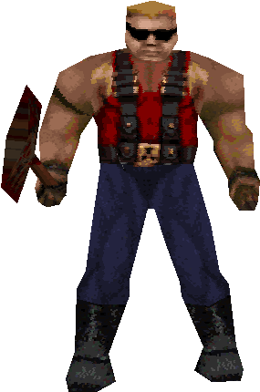 My Duke Nukem Skin - Pc Game (334x443), Png Download