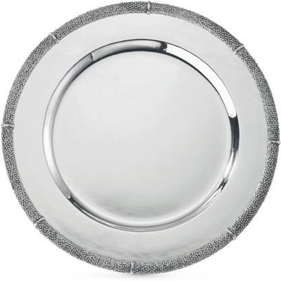 Buccellati - Dishes - Caviar Plate - Silver - Piatto Argento (570x570), Png Download