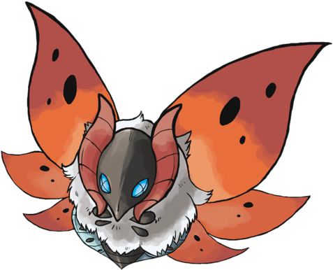 Volcarona - Volcarona Png (500x405), Png Download