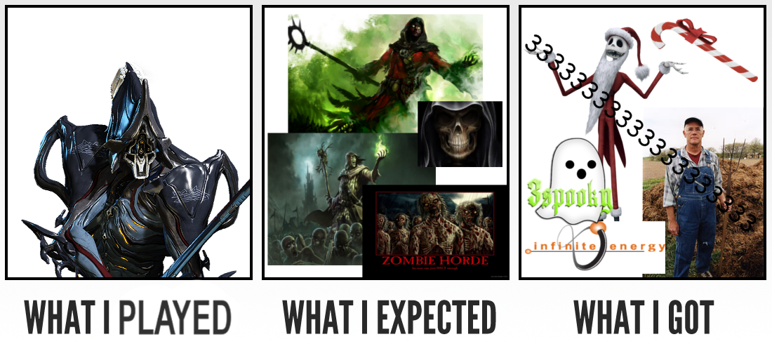 Oinfinite Energy Zombie Horde What I Played What I - Warframe What I Played What I Expected (1100x500), Png Download