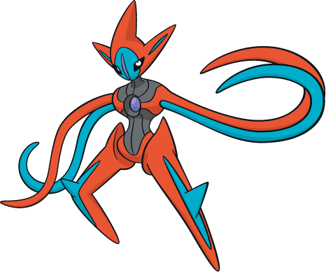 Fastest Pokemon - Deoxys - Pokemon Deoxys Forma Ataque (466x389), Png Download