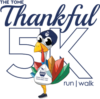 Thankful 5k Logo - Cafepress Thankful Quote Throw Pillow (400x397), Png Download