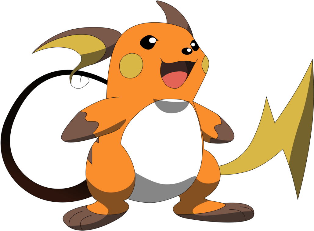 Raichu - Pokemon Raichu (1048x762), Png Download