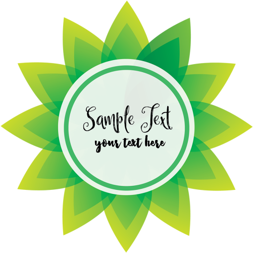 Creative Vintage Flor Insignia - Advantage Powerpoint Template (640x640), Png Download
