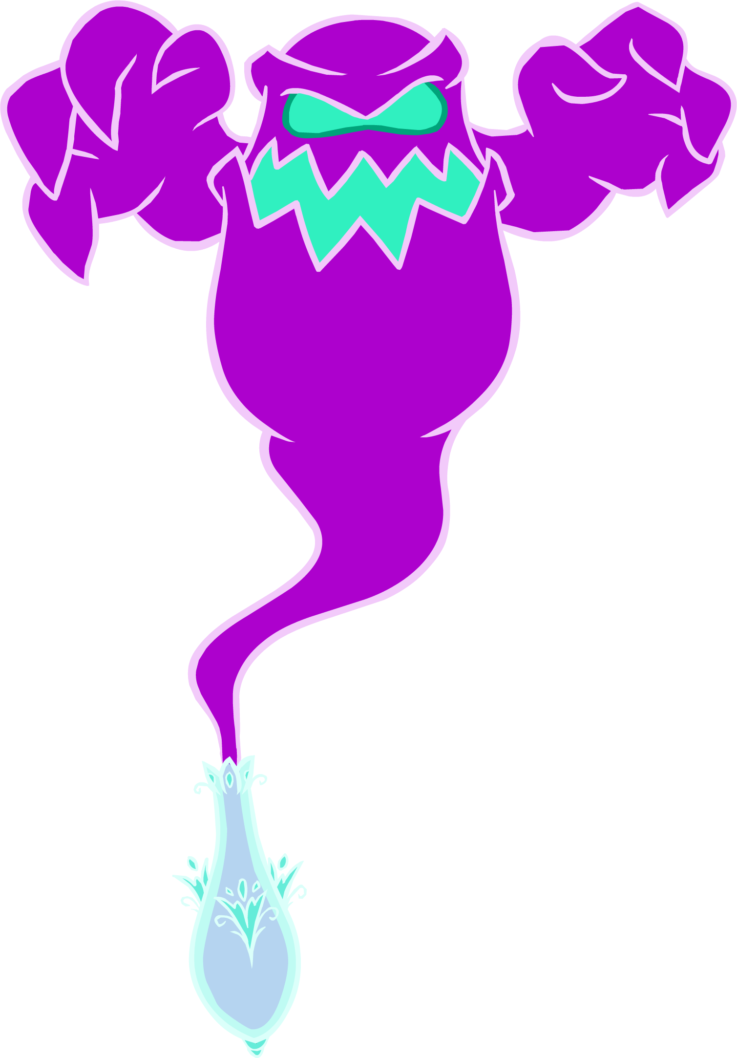 Ghost Vial - Club Penguin Pinguinos Fantasmas (1509x2165), Png Download