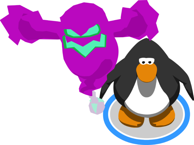 Ghostly Vial In-game - Club Penguin (640x479), Png Download