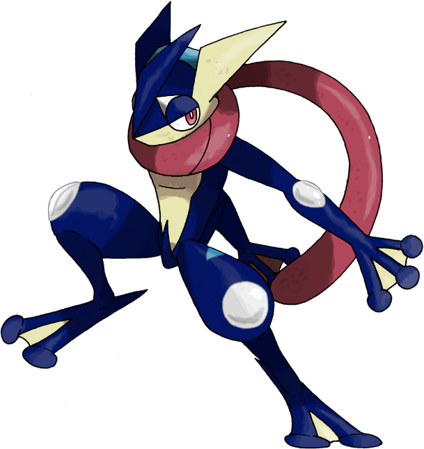 Greninja Ssb3m - Greninja Full Body (700x700), Png Download
