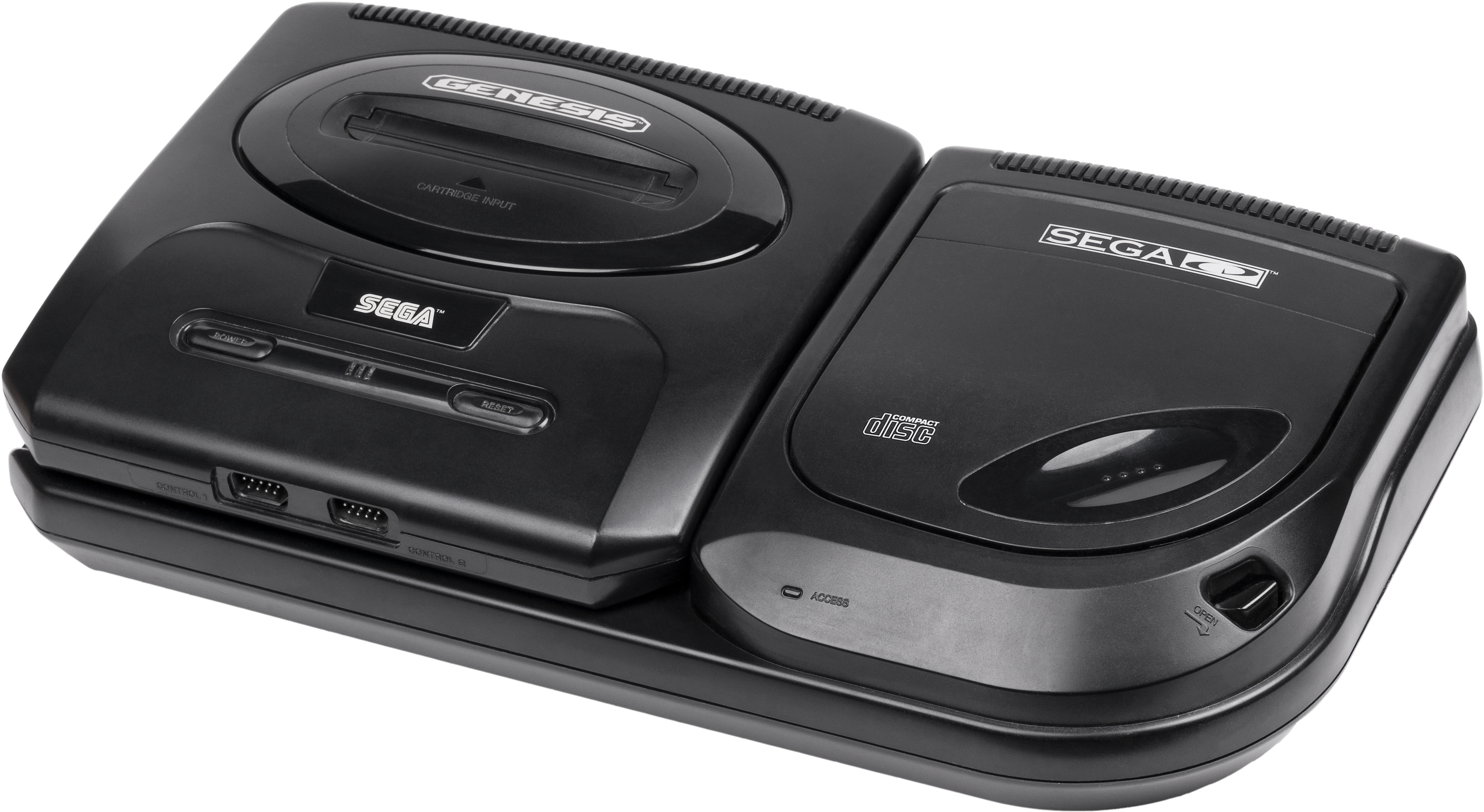 Sega Cd Model2 Set - Sega Cd Png (4240x2440), Png Download