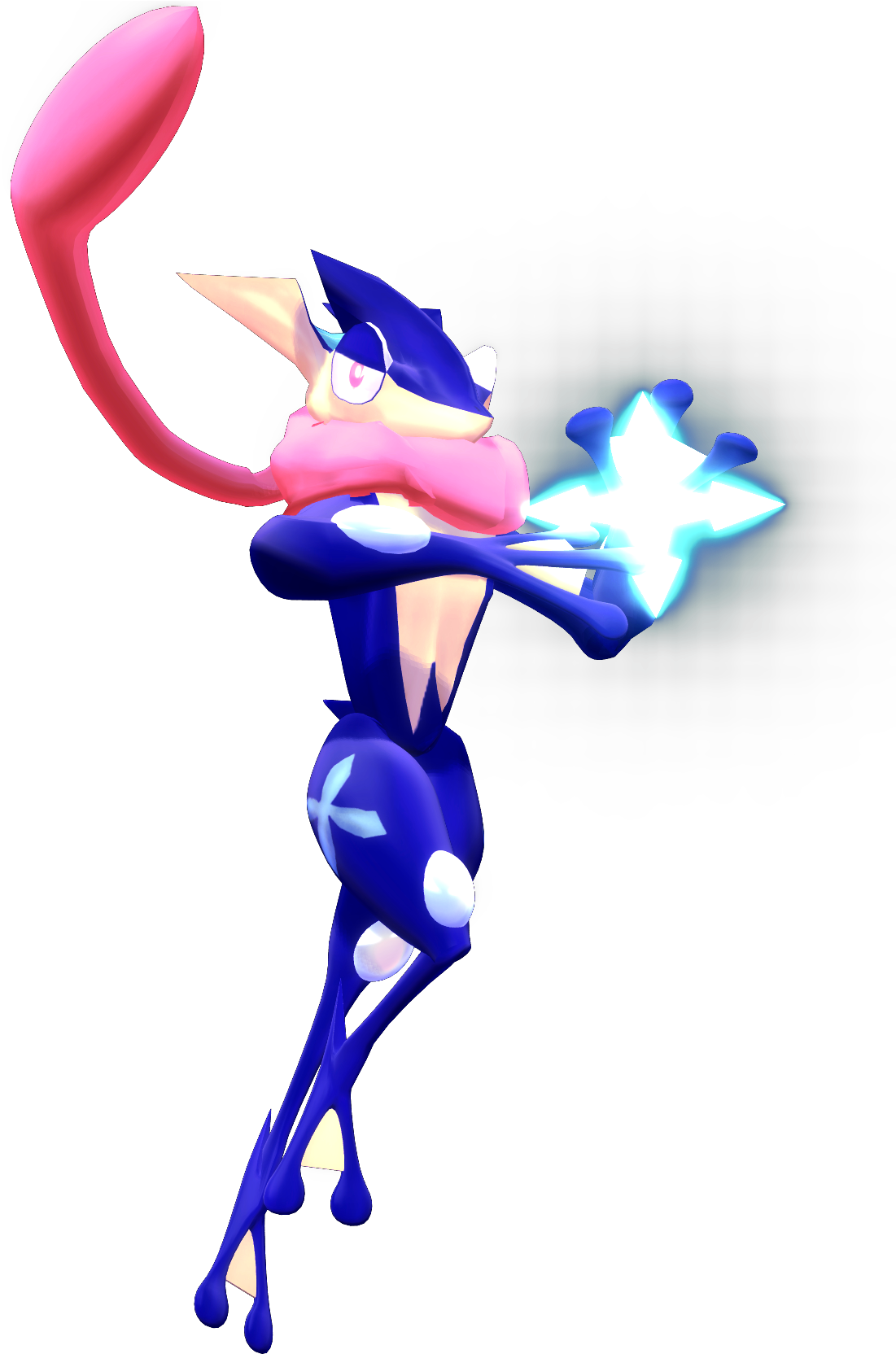 Greninja Water Shuriken Png (1200x1700), Png Download