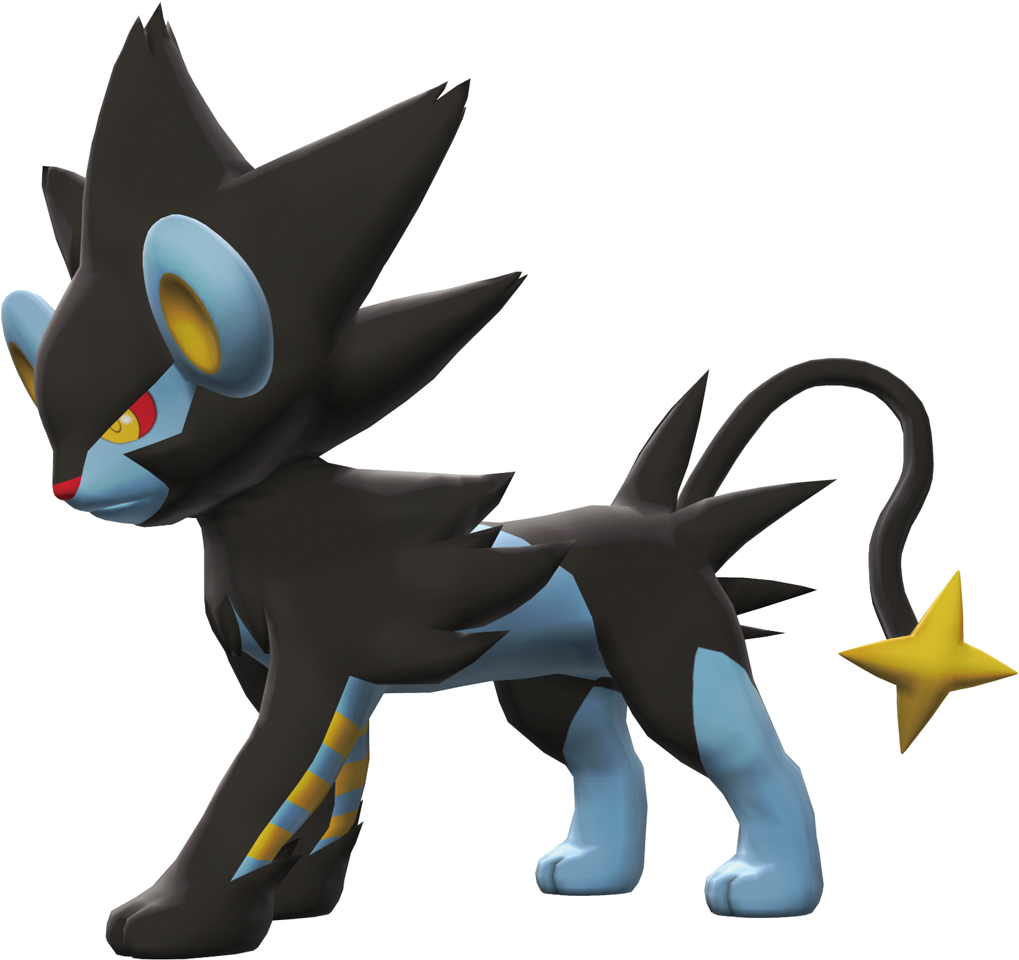 405luxray Pokemon Battle Revolution (1728x1440), Png Download