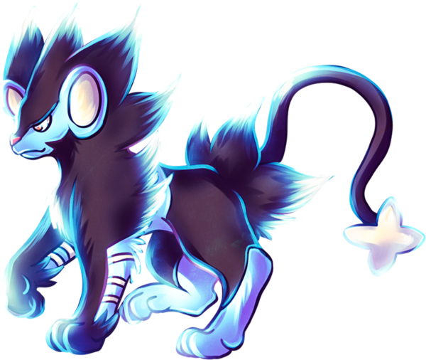 Luxray - D - Luxray (600x506), Png Download