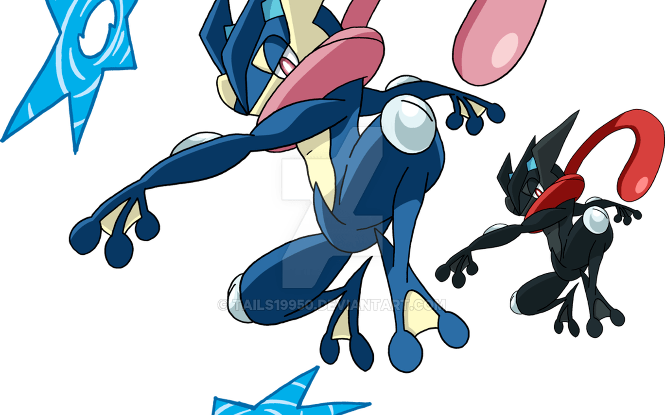 658 Greninja Art V2 By Tails19950 On Deviantart - Pokemon Para Dibujar A Greninja (1368x855), Png Download