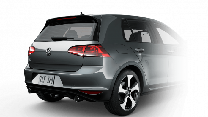 Volkswagen Gti Exterior Rear - Volkswagen Golf (700x396), Png Download
