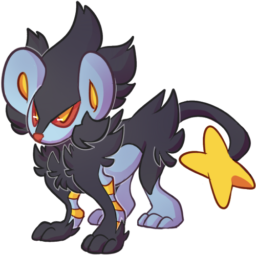 Luxray (518x500), Png Download